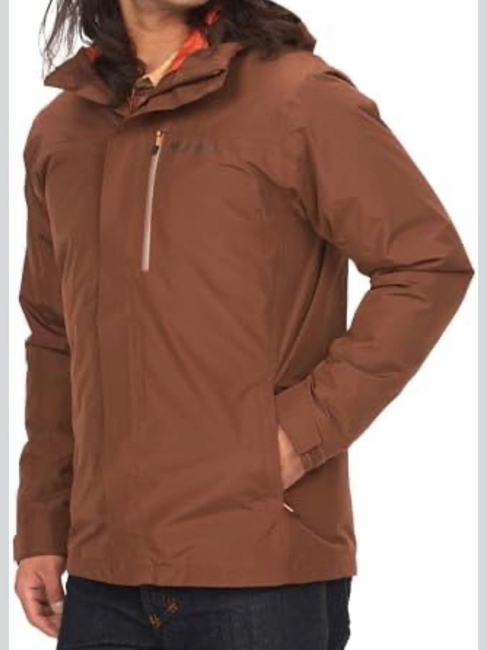 Marmot Men's Ramble Component 3-in-1 Jacket - Pinecone Brown - Size Medium